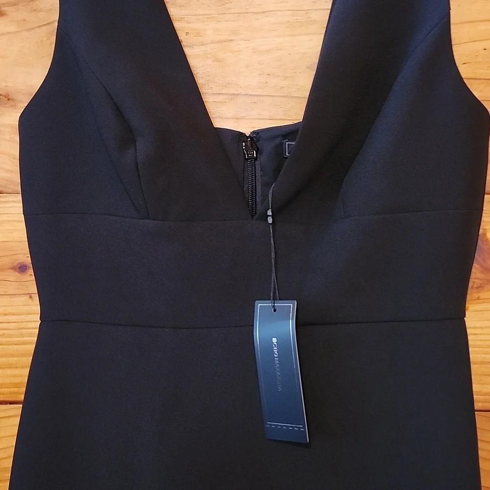 BCBGMaxAzria Black High Low prom Formal Dress NWT 4 - Picture 8 of 12